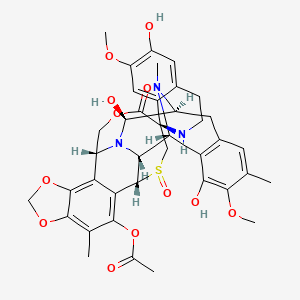molecular formula C39H43N3O12S B13413285 Trabectedine Impurity B 