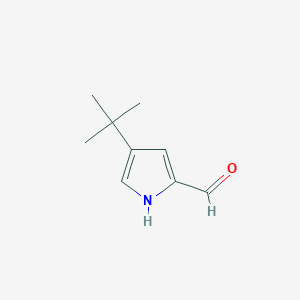 molecular formula C9H13NO B134133 4-(tert-butyl)-1H-pyrrole-2-carbaldehyde CAS No. 156245-57-7