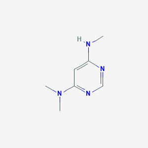 molecular formula C7H12N4 B13413357 N4,N4,N6-trimethylpyrimidine-4,6-diamine 
