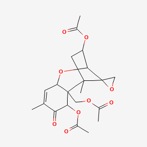 molecular formula C21H26O9 B13413397 Deoxynivalenol triacetate CAS No. 51550-28-8