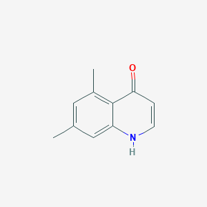 molecular formula C11H11NO B1341344 5,7-Dimethyl-4-hydroxyquinoline CAS No. 203626-56-6