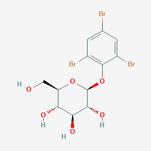 molecular formula C12H13Br3O6 B13413456 2,4,6-Tribromophenyl b-D-Glucopyranoside 