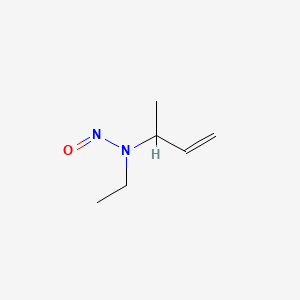 molecular formula C6H12N2O B13413466 Allylamine, N-ethyl-2-methyl-N-nitroso- CAS No. 68630-39-7