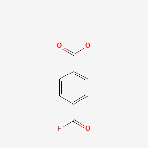 molecular formula C9H7FO3 B13413478 Methyl 4-(fluorocarbonyl)benzoate CAS No. 709-69-3