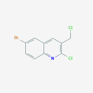 6-Bromo-2-chloro-3-chloromethylquinoline