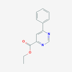 molecular formula C13H12N2O2 B13413569 Ethyl 6-phenylpyrimidine-4-carboxylate 