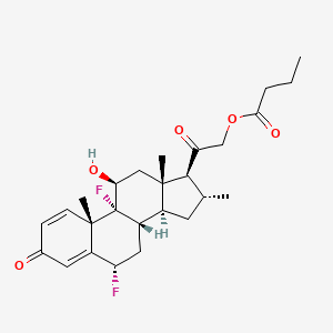 molecular formula C26H34F2O5 B13413580 Butyric Difluocortolone 