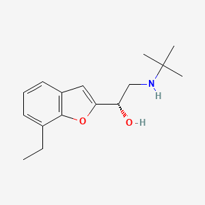 molecular formula C16H23NO2 B13413641 (S)-Bufuralol CAS No. 64100-62-5
