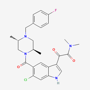 molecular formula C26H28ClFN4O3 B13413824 N,N-Desmethyl Talmapimod 