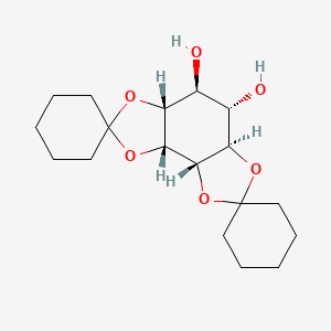 molecular formula C18H28O6 B13413827 1,2:3,4-Di-O-cyclohexylidene-myo-inositol 