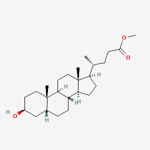 molecular formula C25H42O3 B13413891 3beta-Hydroxy-5beta-cholan-24-oic acid Methyl ester CAS No. 5405-42-5