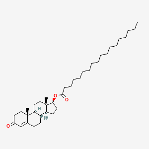 molecular formula C37H62O3 B13413895 Testosterone stearate CAS No. 6024-71-1
