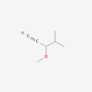 molecular formula C7H12O B13413900 3-Methoxy-4-methylpent-1-yne 