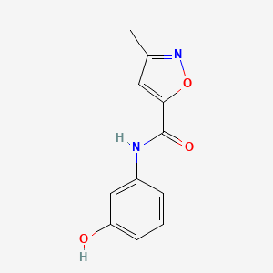 N-(3-hydroxyphenyl)-3-methyl-1,2-oxazole-5-carboxamide