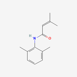 molecular formula C13H17NO B13413931 N-(2,6-Dimethylphenyl)-3-methyl-2-butenamide 