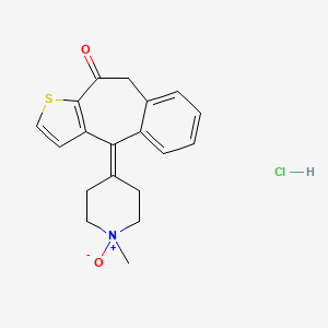 molecular formula C19H20ClNO2S B13413956 Ketotifen N-Oxide Hydrochloride 
