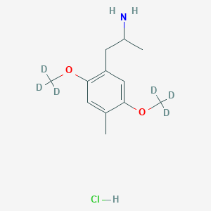 molecular formula C12H20ClNO2 B13413976 STP-d6 Hydrochloride 