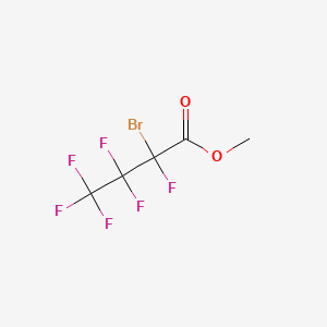 molecular formula C5H3BrF6O2 B13414017 Methyl hexafluoro-2-bromobutyrate CAS No. 63867-09-4