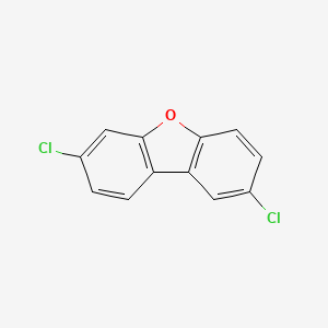 molecular formula C12H6Cl2O B13414028 2,7-Dichlorodibenzofuran CAS No. 74992-98-6