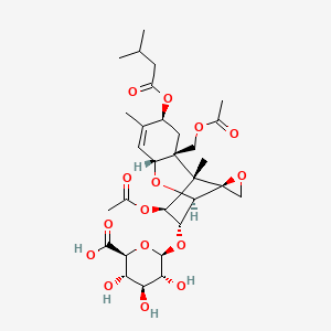 molecular formula C30H42O15 B13414072 T-2 Toxin Glucuronide 