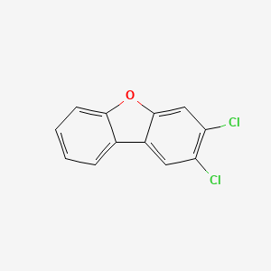 molecular formula C12H6Cl2O B13414078 2,3-Dichlorodibenzofuran CAS No. 64126-86-9