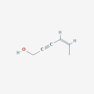 molecular formula C6H8O B13414089 (4Z)-4-Hexen-2-yn-1-ol 