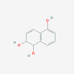 molecular formula C10H10O3 B13414107 5,6-Dihydro-5,6-dihydroxynaphthol 