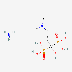 molecular formula C5H18N2O7P2 B13414278 Olpadronic Acid Ammonium Salt 
