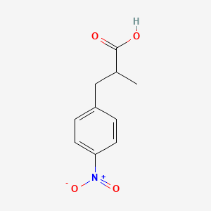 molecular formula C10H11NO4 B13414294 2-Methyl-3-(4-nitrophenyl)propanoic acid 