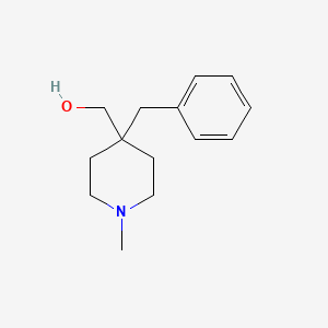 molecular formula C14H21NO B13414317 (4-Benzyl-1-methylpiperidin-4-yl)methanol 