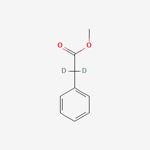 molecular formula C9H10O2 B13414332 Methyl 2-Phenylacetate-d2 