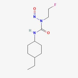 molecular formula C11H20FN3O2 B13414371 Urea, 3-(4-ethylcyclohexyl)-1-(2-fluoroethyl)-1-nitroso- CAS No. 33024-37-2