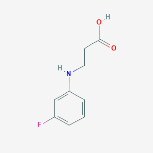 B1341438 3-[(3-Fluorophenyl)amino]propanoic acid CAS No. 885275-89-8