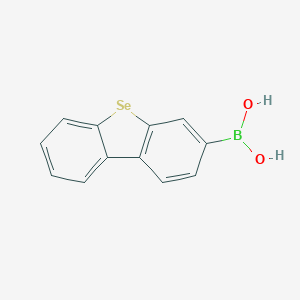 molecular formula C12H9BO2Se B13414391 Dibenzo[b,d]selenophen-3-ylboronic acid 