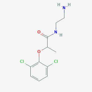 molecular formula C11H14Cl2N2O2 B134144 N-(2-Aminoethyl)-2-(2,6-dichlorophenoxy)propanamide CAS No. 344443-16-9