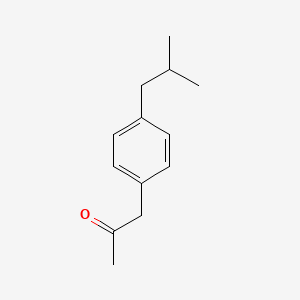 molecular formula C13H18O B13414434 1-[4-(2-Methylpropyl)phenyl]propan-2-one CAS No. 64758-89-0