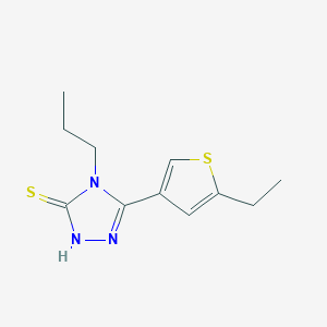 5-(5-ethylthien-3-yl)-4-propyl-4H-1,2,4-triazole-3-thiol