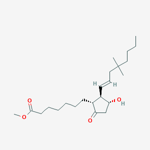 molecular formula C23H40O4 B13414572 methyl 7-[(1R,2R,3R)-2-[(E)-4,4-dimethyloct-1-enyl]-3-hydroxy-5-oxocyclopentyl]heptanoate 