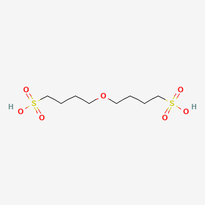 molecular formula C8H18O7S2 B13414577 Sulfobutyl ether CAS No. 61161-42-0