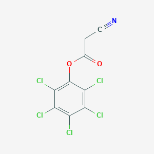 molecular formula C9H2Cl5NO2 B13414578 Pentachlorophenyl Cyanoacetate 