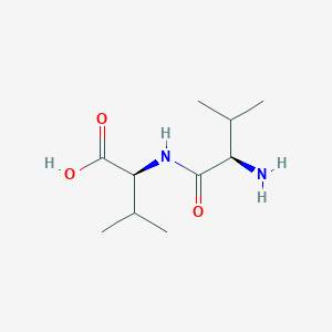 molecular formula C10H20N2O3 B13414591 L-Valine, N-D-valyl- CAS No. 54622-07-0