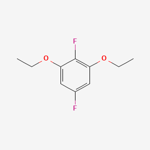 molecular formula C10H12F2O2 B13414619 1,3-Diethoxy-2,5-difluorobenzene CAS No. 96631-23-1