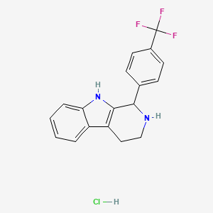 1-[4-(trifluoromethyl)phenyl]-2,3,4,9-tetrahydro-1H-beta-carboline hydrochloride