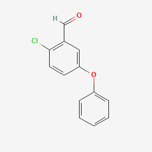 molecular formula C13H9ClO2 B13414672 2-Chloro-5-phenoxybenzaldehyde 