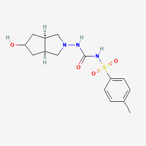 molecular formula C15H21N3O4S B13414680 7beta-Hydroxygliclazide 