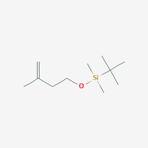molecular formula C11H24OSi B13414769 Silane, (1,1-dimethylethyl)dimethyl[(3-methyl-3-butenyl)oxy]- CAS No. 74915-94-9