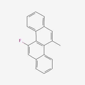 molecular formula C19H13F B13414797 11-Fluoro-5-methylchrysene CAS No. 64977-49-7