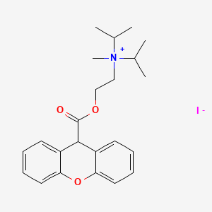 molecular formula C23H30INO3 B13414801 Propantheline iodide CAS No. 76726-94-8