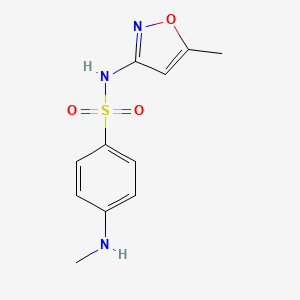 molecular formula C11H13N3O3S B13414872 4-N-methyl-sulfamethoxazole 