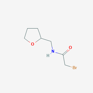 molecular formula C7H12BrNO2 B1341488 2-Bromo-N-(tetrahydro-2-furanylmethyl)acetamide CAS No. 90271-69-5